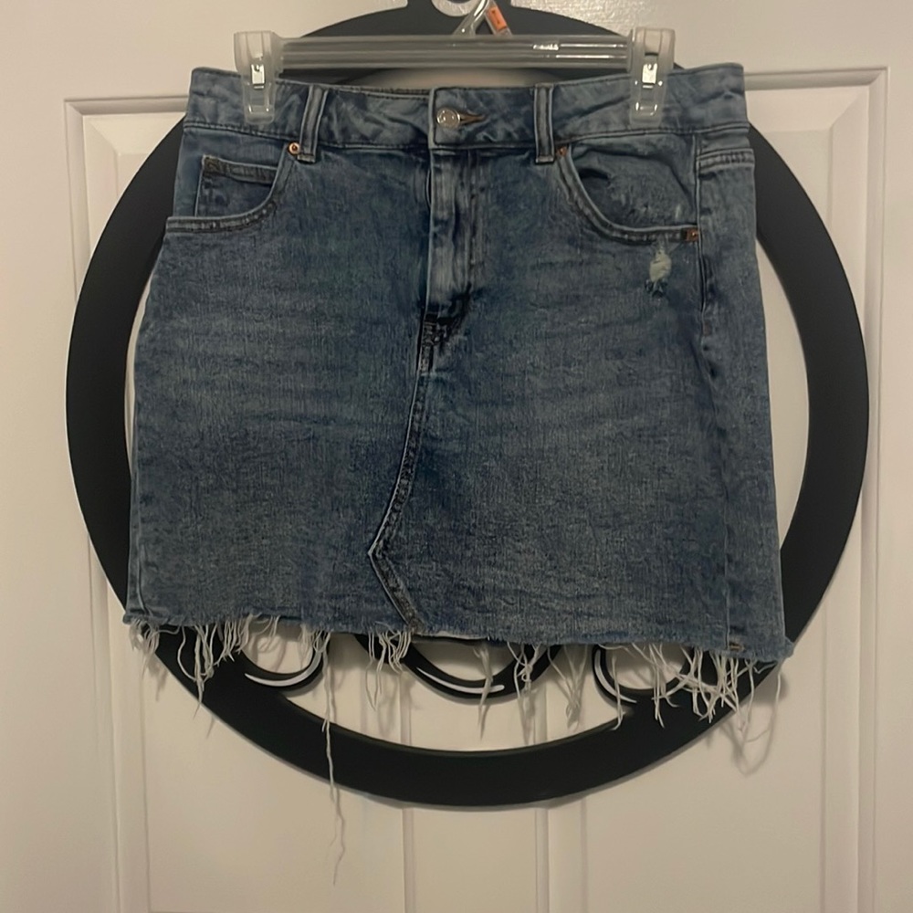 Wild fable Jean skirt